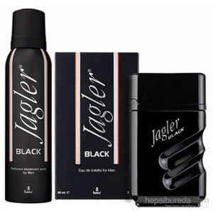 JAGLER Black Erkek Parfüm Seti 90 ml EDT + 150 ml Deodorant