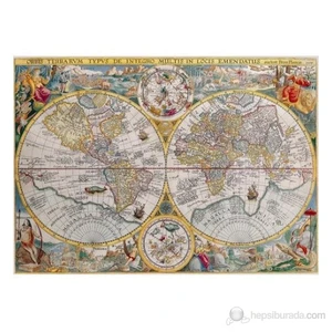 1500 Parçalı  Puzzle Tarihi Harita-163816