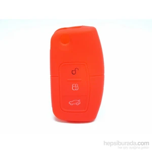 Gsk Ford Fiesta Kumanda Kabı Koruyucu Silikon Kılıf 3 Tuş