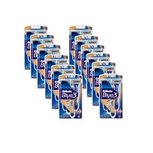 Blue 3 Tıraş Bıçağı 12 Li Paket