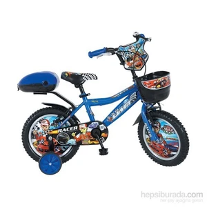 Ümit 14" Racer 1448 Çelik Kadro V Fren 1 Vites Mavi Unisex Çocuk Bisikleti