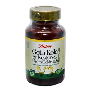 Gotu Kola&At Kestanesi&Üzüm Çekirdeği Ekstraktı Kapsül