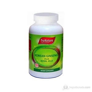 TruNature Korean Ginseng Plus Royal Jelly 100 Kapsül