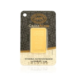 24 Ayar Külçe Gram Altın 2,5 Gr.