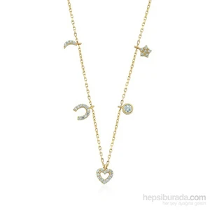 14 Ayar Altın Şans Kolye