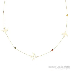 14 Ayar Altın  Anka Kuşu Kolye