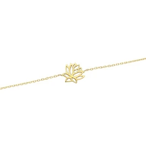 14 Ayar Altın Motif Bileklik