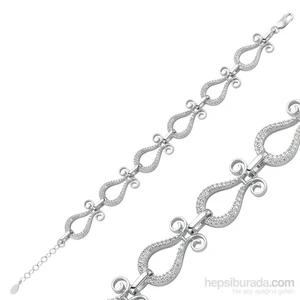 KENPAZAR Gumush 925 Ayar Gümüş Lale Bileklik