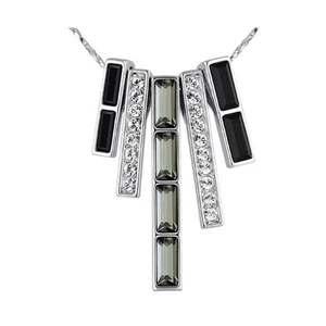 Siyah Swarovski® Taşlı Kolye