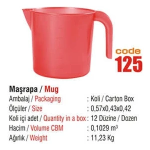 Plastik Su Tası Maşrapa