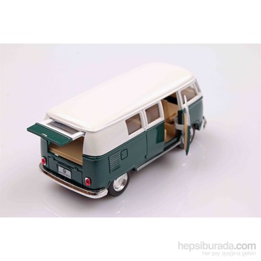 Yeşil 1962 Volkswagen Classical Bus 1/32 Çek Bırak Die-Cast Fiyatı