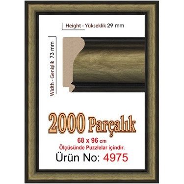 Heidi 2000 Parçalık Puzzle Çerçevesi 96X68 Cm 4975 Fiyatı