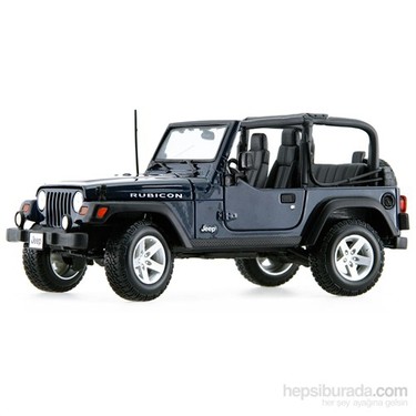 ミニカー Maisto Jeep Wrangler Rubicon 1/18 Maisto Wrangler Rubicon Jeep 1:18 S/E Lacivert Fiyatı