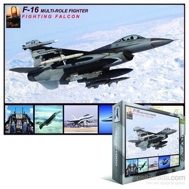 1000 Parça F-16 Savaşan Şahin Puzzle (Eurographics Fiyatı