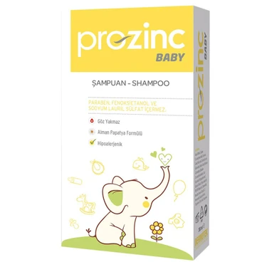 Prozinc Bebek Şampuanı 300 ml - Göz Yakmayan, Papatya Özlü, Doğal ve Bitkisel, Dermatolojik Olarak