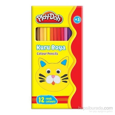 Play-Doh 12 Renk Kuru Boya Tam