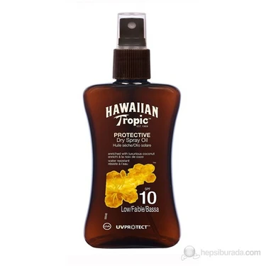 Hawaiian Tropic Koruyucu Yağ Spray SPF 10 Cilt İçin Nemlendirici Etki 200