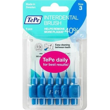 Tepe Interdental Brush X-Fine Blue 0.6Mm Size