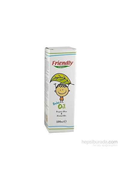 Friendly Organic Bebek Yağı Organik Zeytinyağı ve Badem Yağı / 100 ml