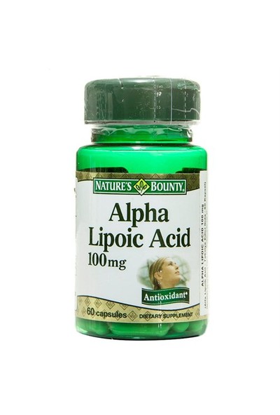 Nature's Bounty Alpha Lipoic Acid 100 Mg 60 Kapsül