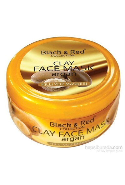 Black & Red Argan Yağlı Killi Yüz Maskesi