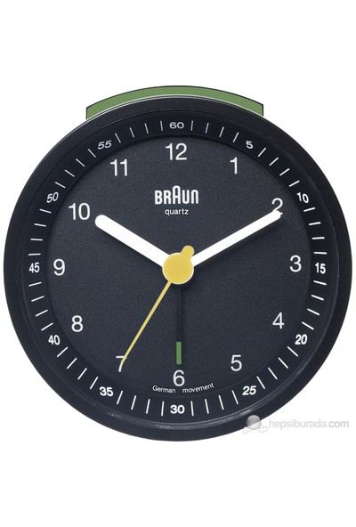 Braun Alarmlı Masa Saati Siyah -Bnc007bkbk