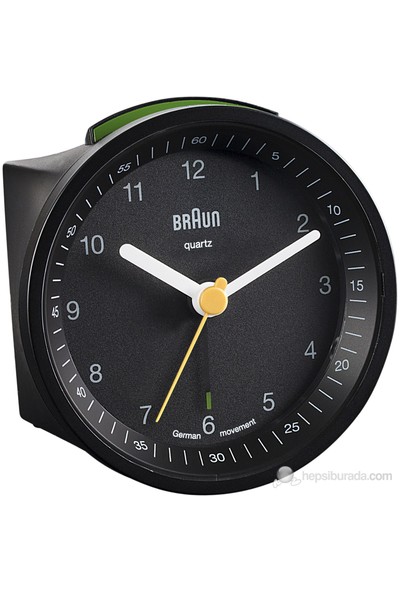Braun Alarmlı Masa Saati Siyah -Bnc007bkbk
