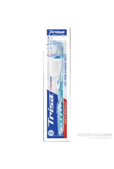 Trisa Vita Clean Sensitive Diş Fırçası (seyahat kabı hediyeli)