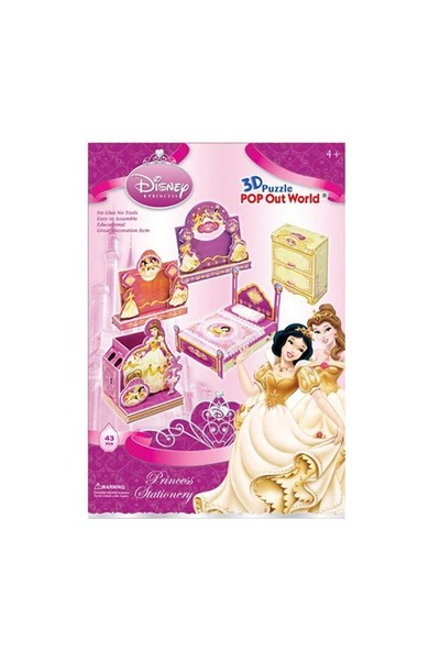Scholas 3 Boyutlu Puzzle Maket Princess Stationery