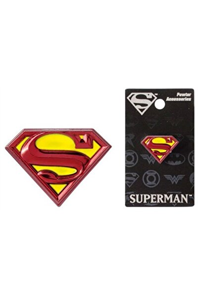 Superman Renkli Logo Pin
