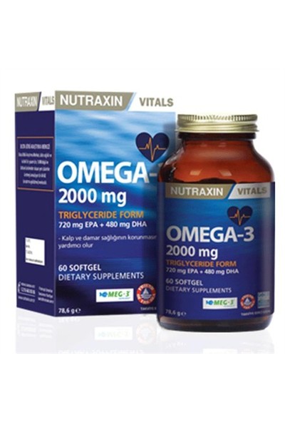 Nutraxin Omega-3 2000 Mg 60 Softgel