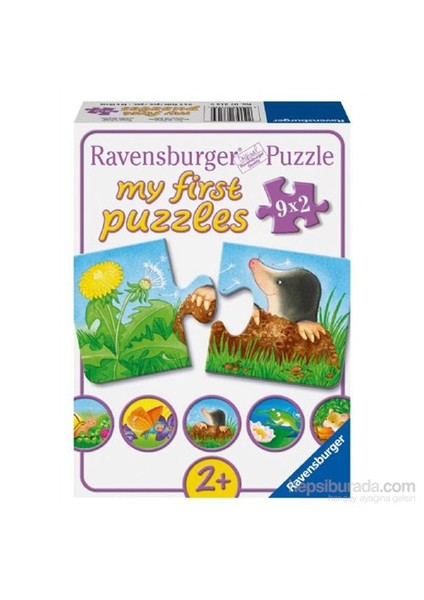 Puzzle / Bahçe Hayvanları 9x2 Parça