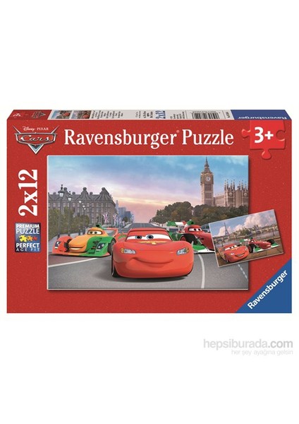 WD Cars McQueen - 12X2p Puzzle