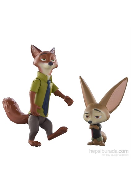 Zootropolis Figürler 2Li Paket Nick & Finnick