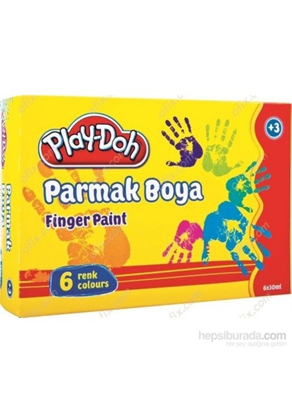 6 Renk Parmak Boyası 30 Ml