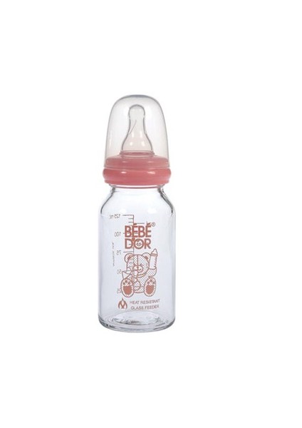 Isıcam Biberon Orta Akış (125 ml) / Pembe