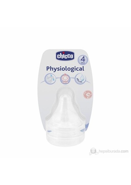 Fizyolojik Biberon Emziği 4 ay+ Mama Akışlı Silikon