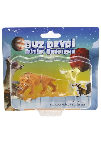 Ice Age Büyük Çarpışma Diego Sid Figür Set