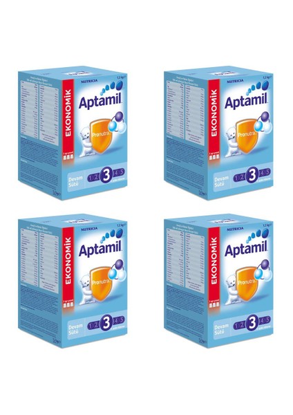 3 Devam Sütü 1200 gr - 4'lü