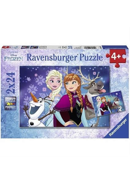 Frozen 2 X 24 Parça Çocuk Puzzle