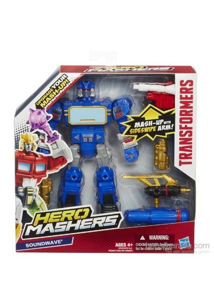 Hasbro Transformers Hero Mashers Özel Figür - Soundwave