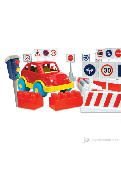 Eğitici Trafik Seti 80 Parça Ve İlk 2 Arabam