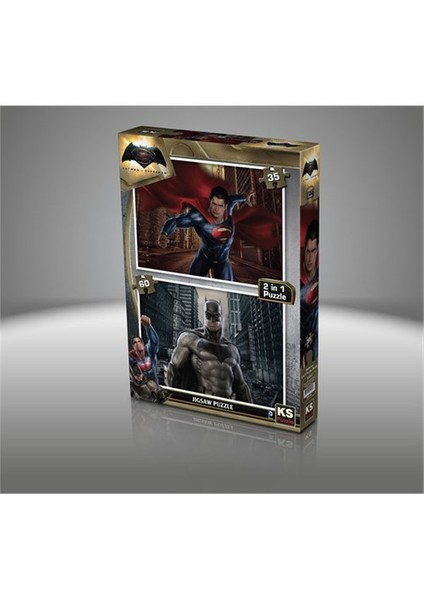 Ks Games Batman V Süperman - 35 + 60 Parça Çocuk Puzzl