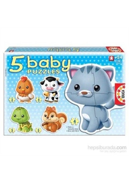 Çocuk Baby Puzzles Pets