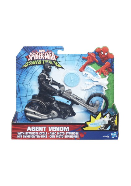 Spıderman Man Web City Araç Ve Venom Figür