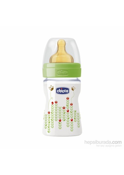 Wellbeing PP Biberon Unisex 150 ml Kauçuk Normal Akış