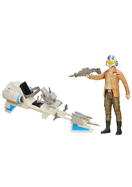 Titan Hero Araç Ve Figür Speeder Bike Poe Dameron