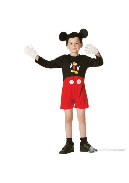 Mickey Mouse Klasik Çocuk Kostüm 5-6 Yaş