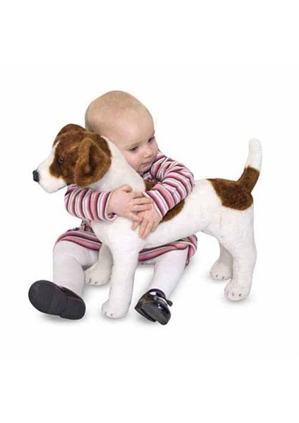 Melissa & Doug Dev Peluş Köpek Jack Russel Terrier