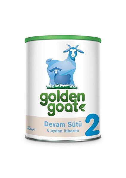 Golden Goat 2 Keçi Sütü Bazlı Devam Sütü 400 gr - 12'li